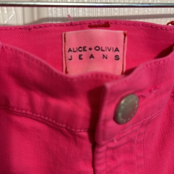 Alice and Olivia wild pink jeans - Picture 4 of 4